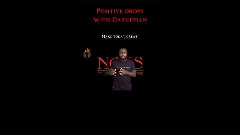 Make Today Great #dayodman #motivation #eeyayyahh #motivationalspeaker #today