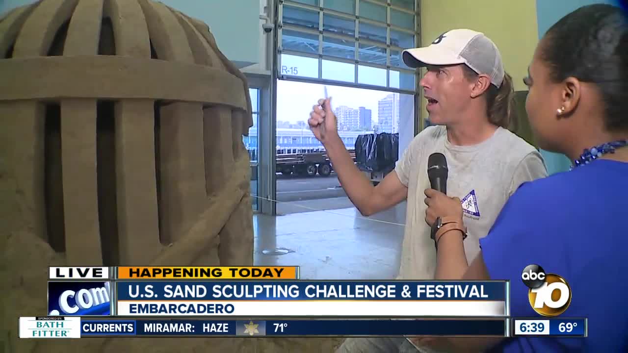 Eighth annual Sand Sculpting Challenge to begin at Broadway Pier