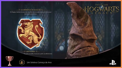 TROFÉU UM SELETIVO COMEÇO DE ANO HOGWARTS LEGACY