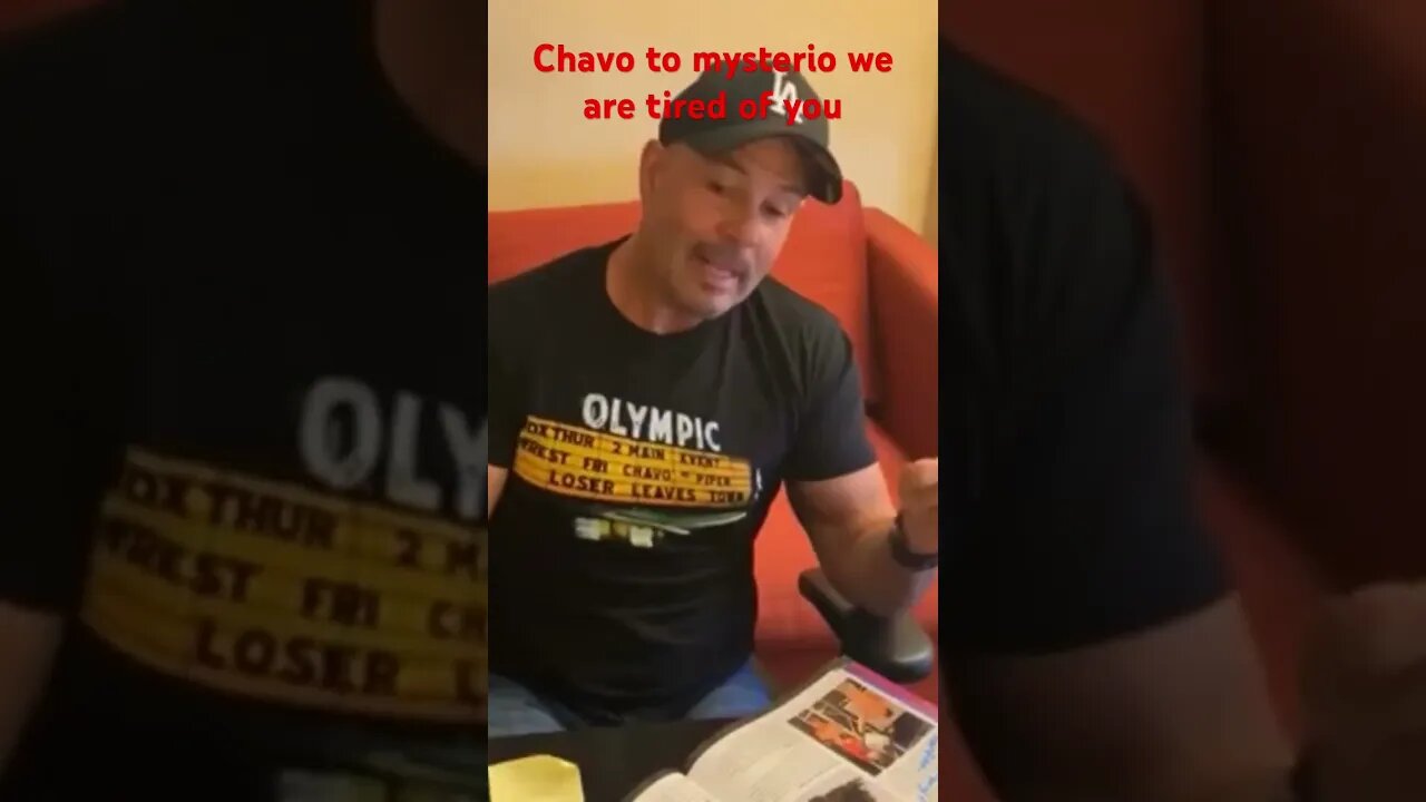 Chavo Guerrero Jr to Rey Mysterio we are tired of you
