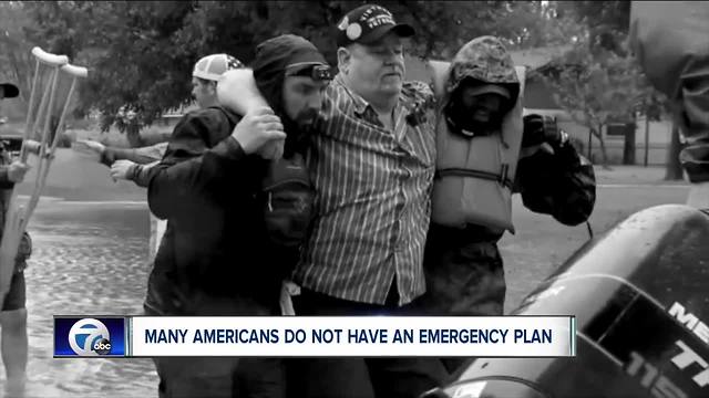 Many Americans do not have an emergency plan or kit