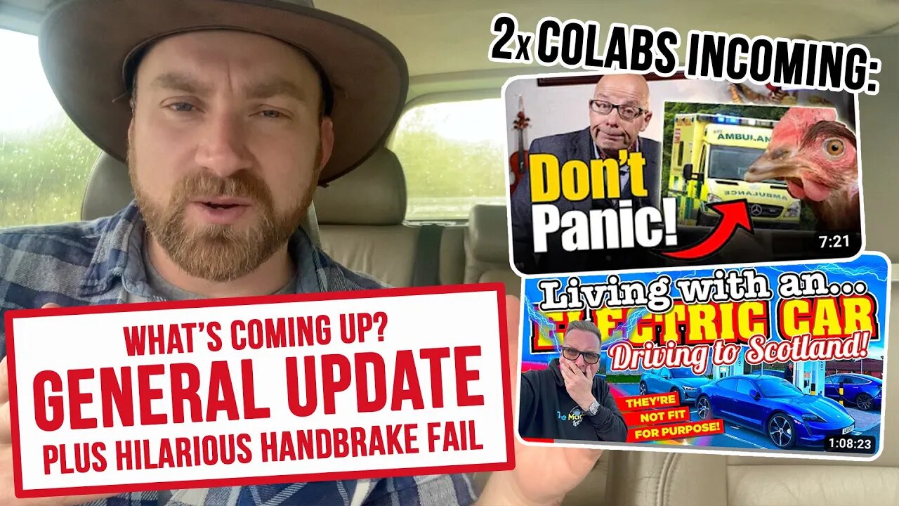 General Update - What's coming This Week? Richard Vobes and MacMaster Colabs PLUS handbrake fail