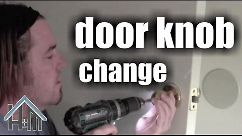 How to install door knob, replace doorknob. Easy! Home Mender.