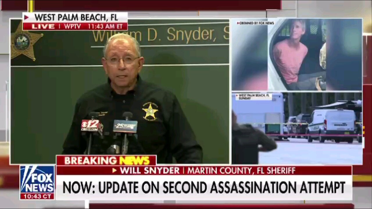 Sheriff Will Snyder on shooter - Is this guy part of a conspiracy?