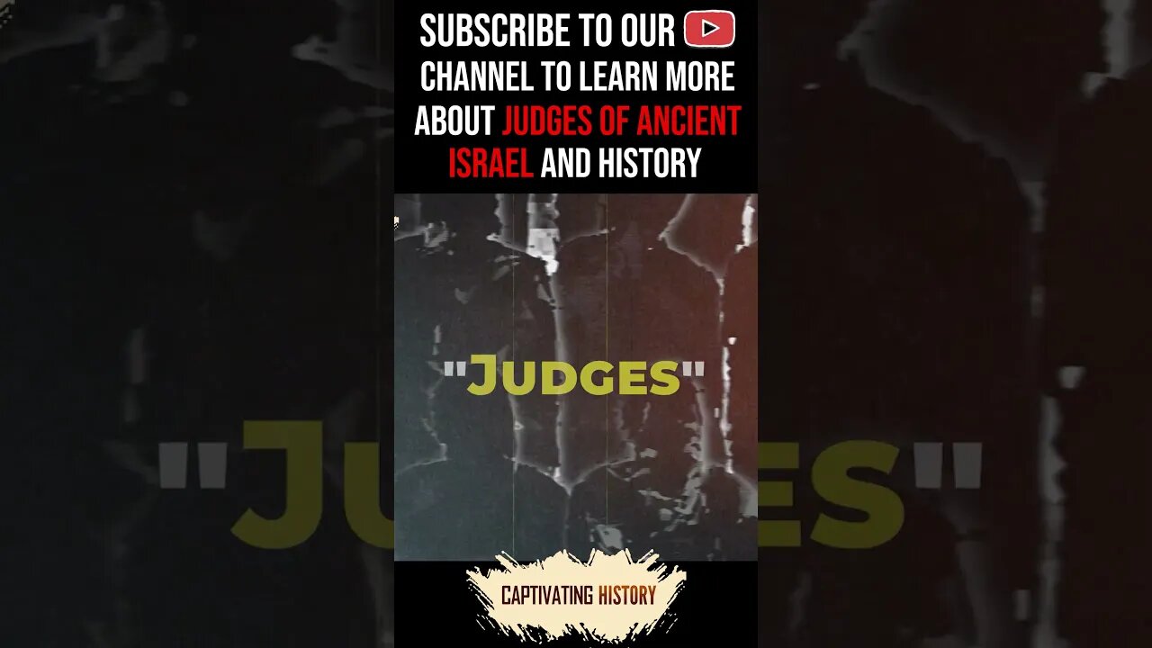 What Was the Jews' First Form of Governance? #shorts