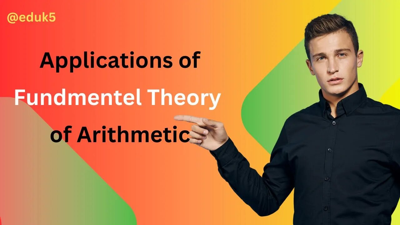 Applications of Fundamental Theorem of Arithmetic | @eduk5 |#erknsir #viralmathtrick #algebra |