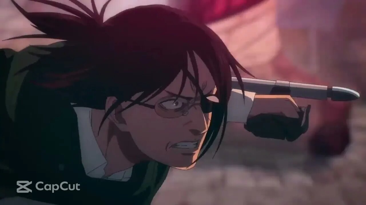AOT Final Season Hange make Armin new leader and buy time for the others to get away