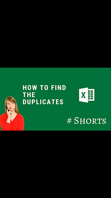 How to find the duplicates values in the Ms Excel