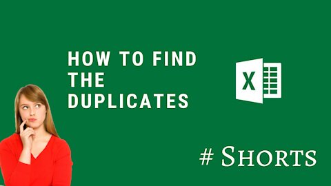 How to find the duplicates values in the Ms Excel