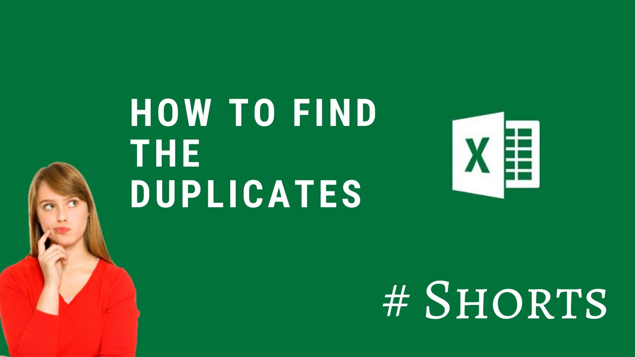 How to find the duplicates values in the Ms Excel
