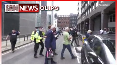 UK Covid Vaccine Protestors Storm TV Studio Headquarters - 3191