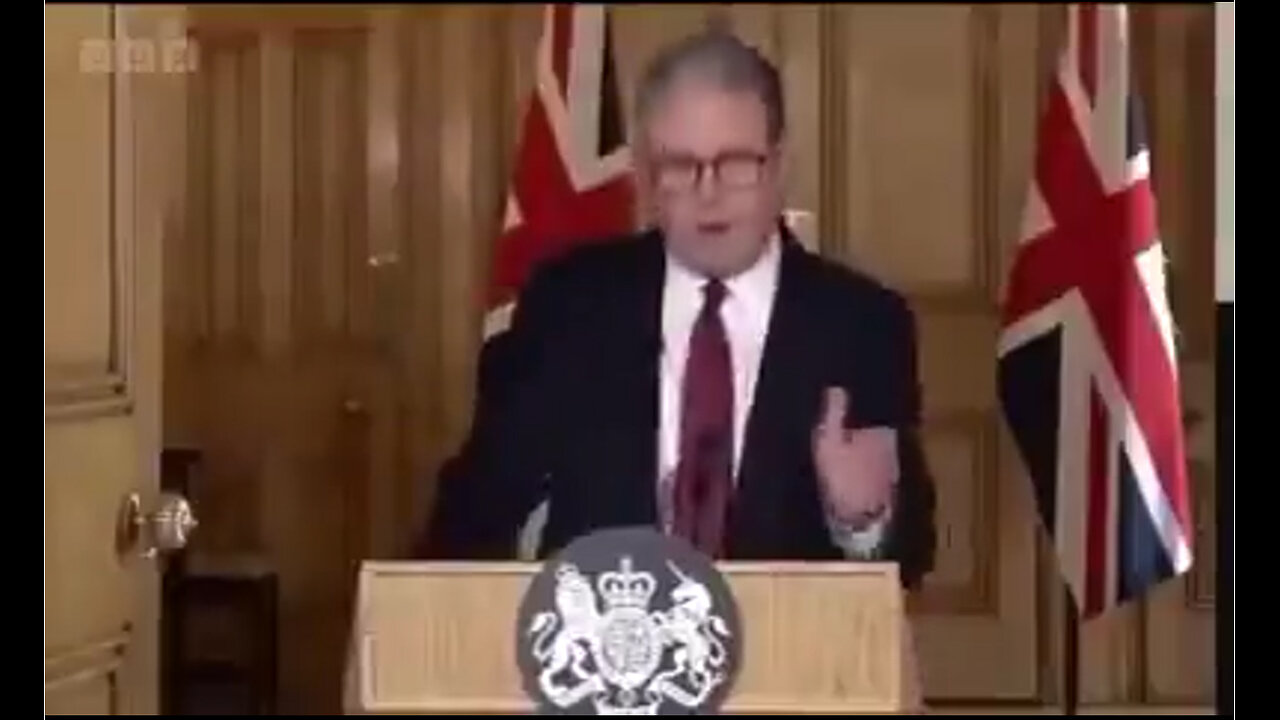 Spoof video. Keir Starmer addresses the nation after dose of truth serum