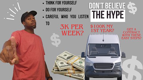 Be careful who you listen to, don't believe the hype | cargo van business $153 in 2 hours