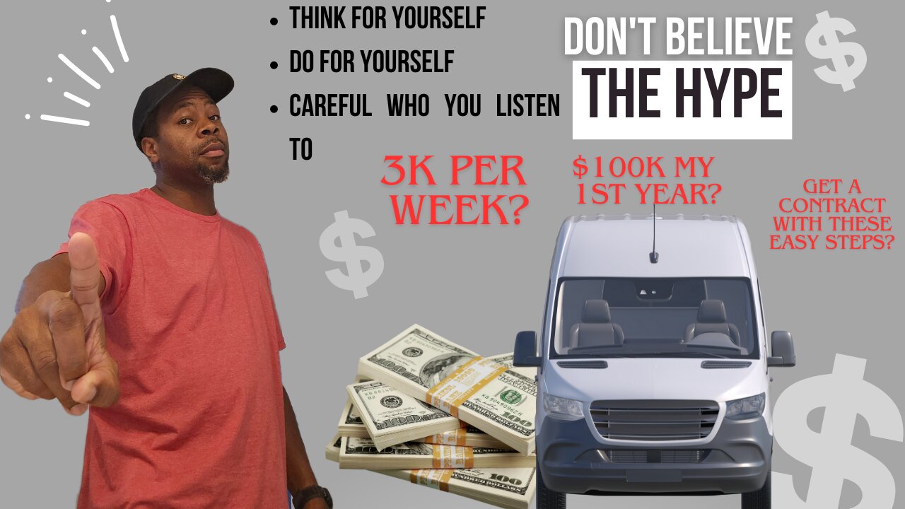 Be careful who you listen to, don't believe the hype | cargo van business $153 in 2 hours