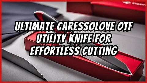 Retractable Utility Knife Unboxing and Review and We Take it Apart- Caressolove