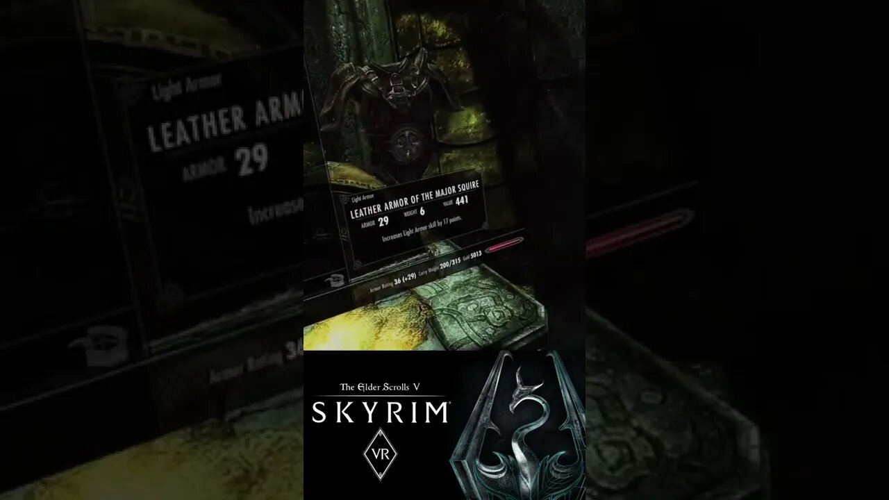 Something about being ambushed by Goblins in VR is REALLY scary! lmao. #Skyrim #VR #shorts