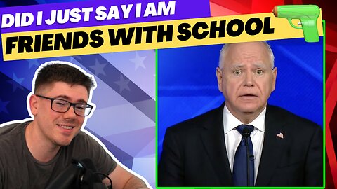 Tim Walz wants to be JD Vances friend instead of debating pt1