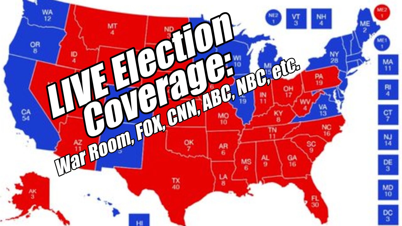 LIVE Election Coverage: War Room, Fox, CNN, etc. Meri Crouley LIVE. B2T Show, Nov 5, 2024