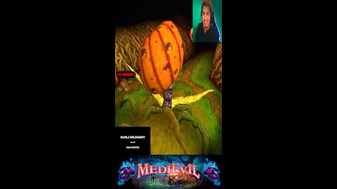 THE TERRIFYING PUMPKIN KING 👑 - MediEvil (PS1) Live Shorts #bossbattle #medievil #halloweengames