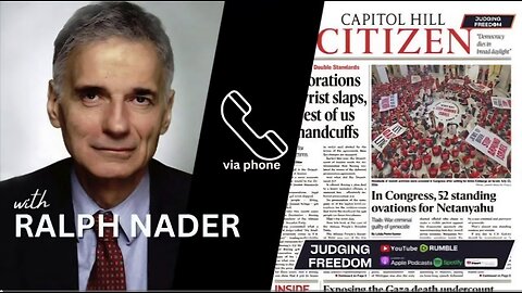 Ralph Nader: Slaughter In Gaza