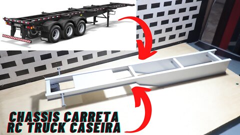 rc truck caseiro criando uma carreta 3 eixos ep02