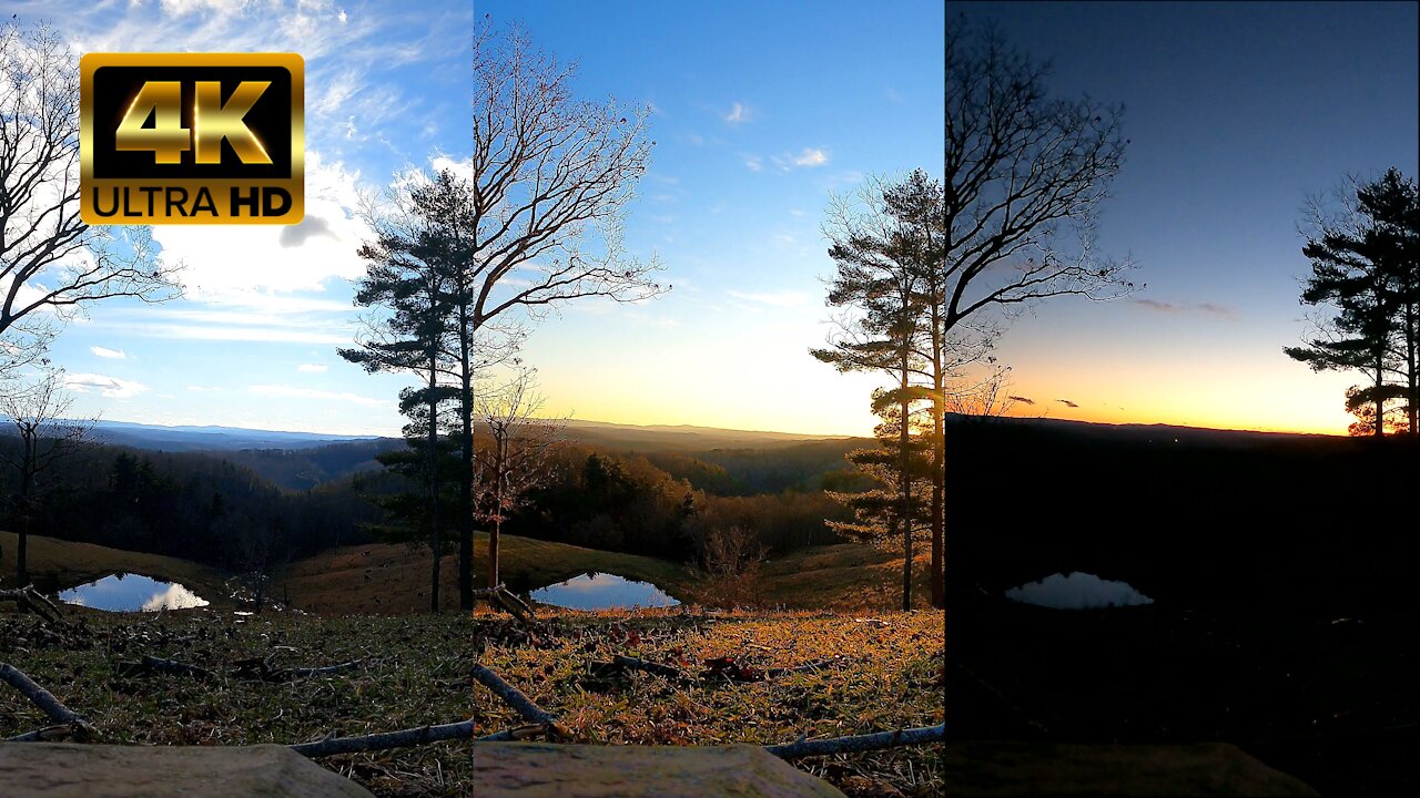 Serene mountainside time lapse captured in majestic 4K