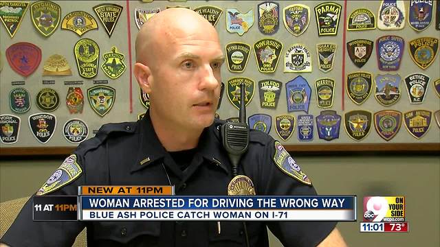 PD: Drunk woman drove the wrong way down I-71 for five miles