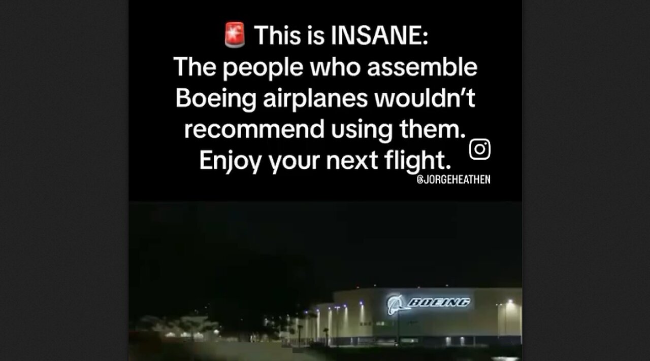 Boeing Employees Don't Recommend Flying On Boeing Planes