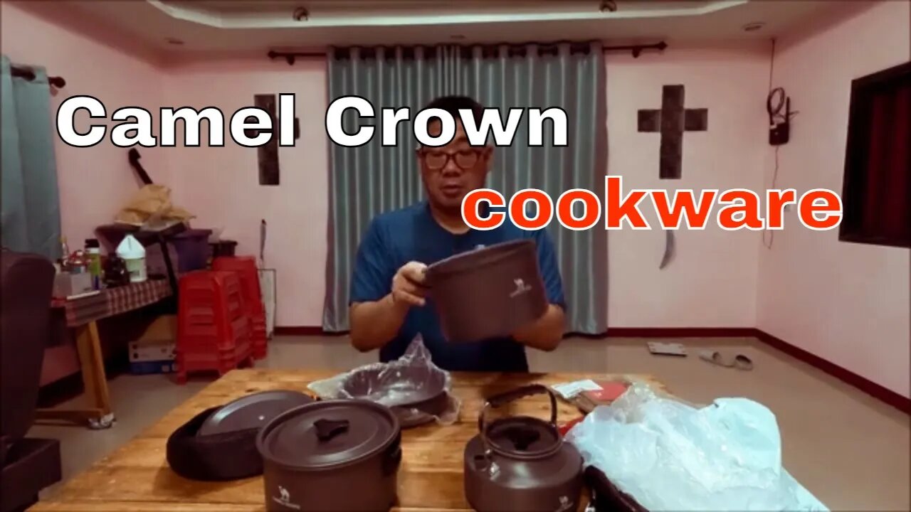 unboxing Camel Crown camping cookware