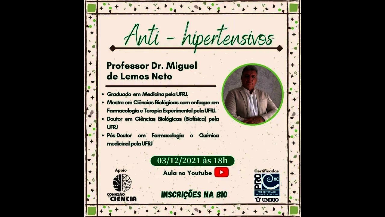 CONEXÃO LAFARME - Farmacologia da HAS