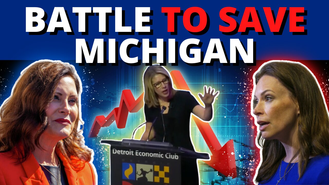 Tudor Dixon DEMOLISHES Whitmer on Economics (Detroit Economic Club 10/21/2022)