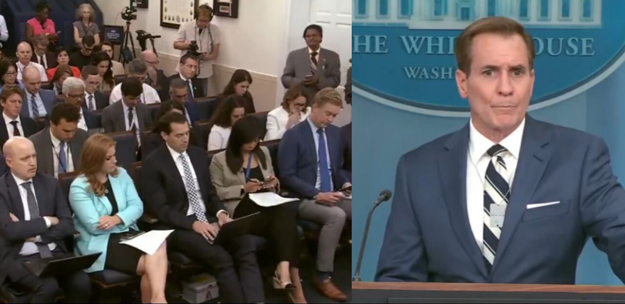 John Kirby Shifts Uncomfortably When Forced To Answer To The Press