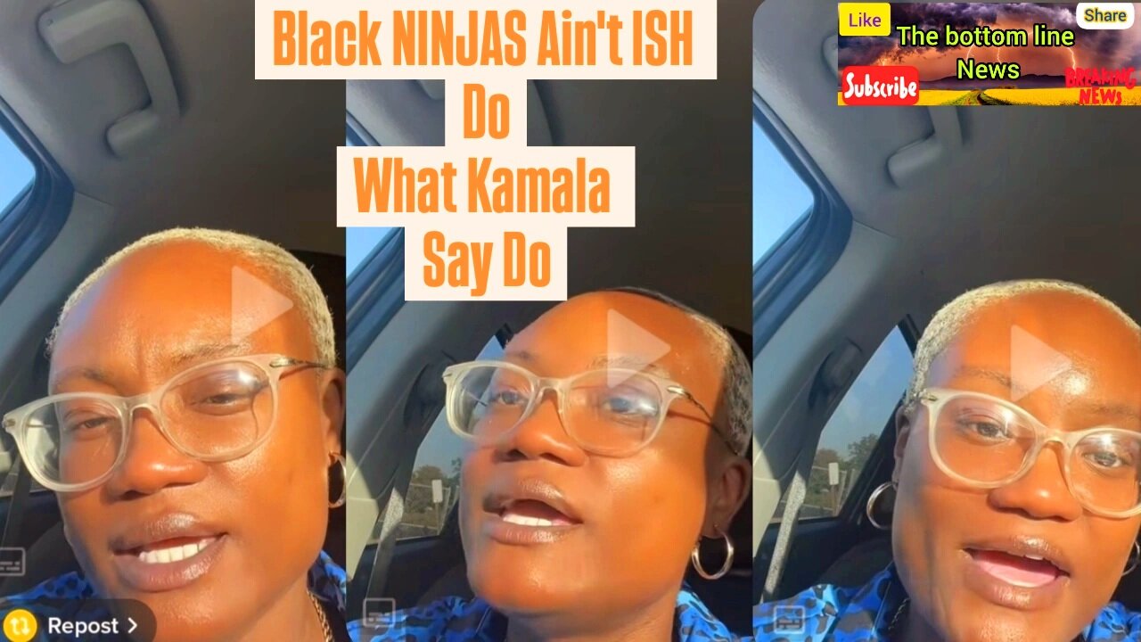 She said Kamala gave Black Men a Plan: Ninjas Ain't ISH