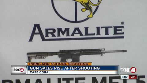 Gun sales up in Cape Coral