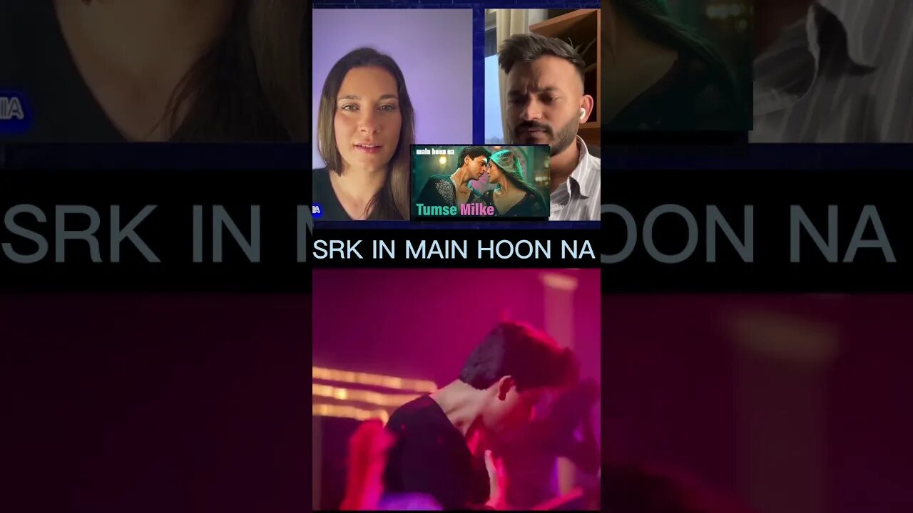 SRK IN MAIN HOON NA 🥵 #bollywoodreaction #srk