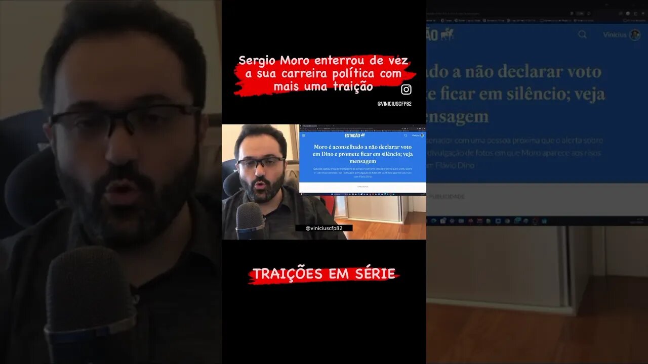 Sergio Moro enterrou de vez a sua carreira política com mais uma traição