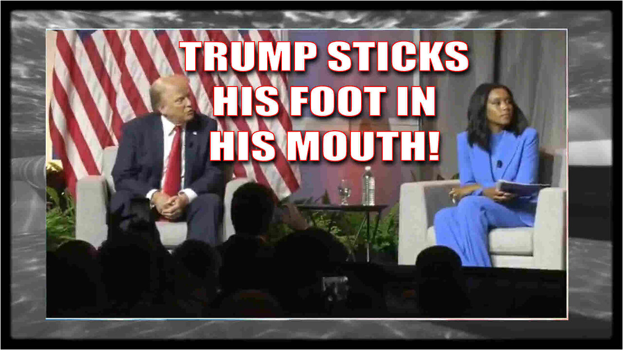 Trump Sticks His Foot in His Mouth! Freudian Slip or Misinterpretation?