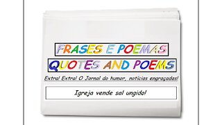 Notícias engraçadas: Igreja vende sal ungido! [Frases e Poemas]