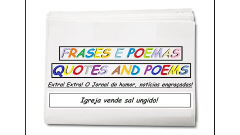 Notícias engraçadas: Igreja vende sal ungido! [Frases e Poemas]