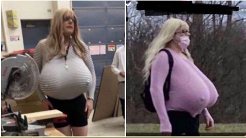 Transgender Canadian Woodshop Teacher Allowed To Look Like This At School!