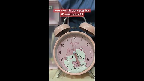 Cute Alarm Clock Cosplaying as a Mechanical, Oct 24