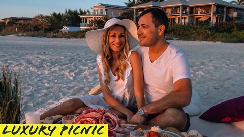 Luxury Picnic At The Beach in Florida | Unique Date, Birthday, Engagement, Anniversary Idea | Vlog