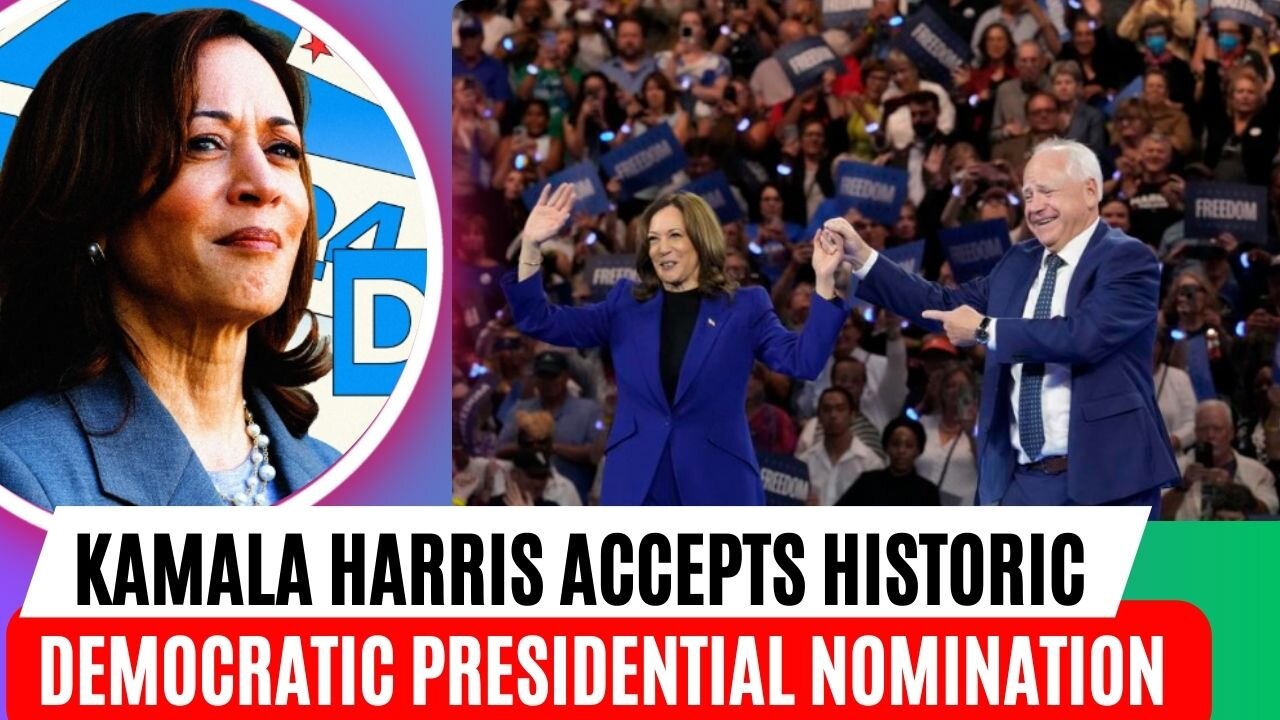 Kamala Harris Accepts Historic Democratic Presidential Nomination A Vision for Unity and Progress