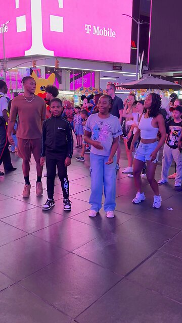 They wanted to dance with us