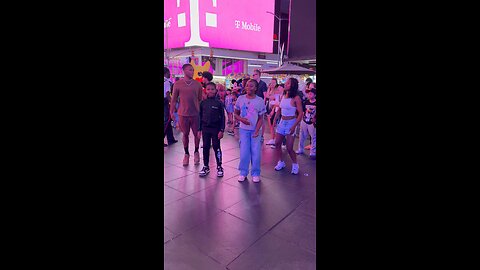 They wanted to dance with us