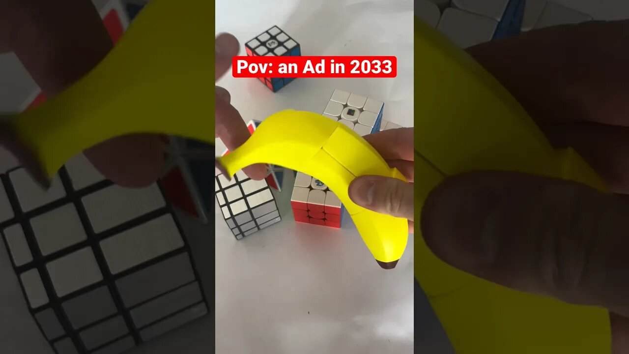 POV: an ad in 2033… #cubing #funny
