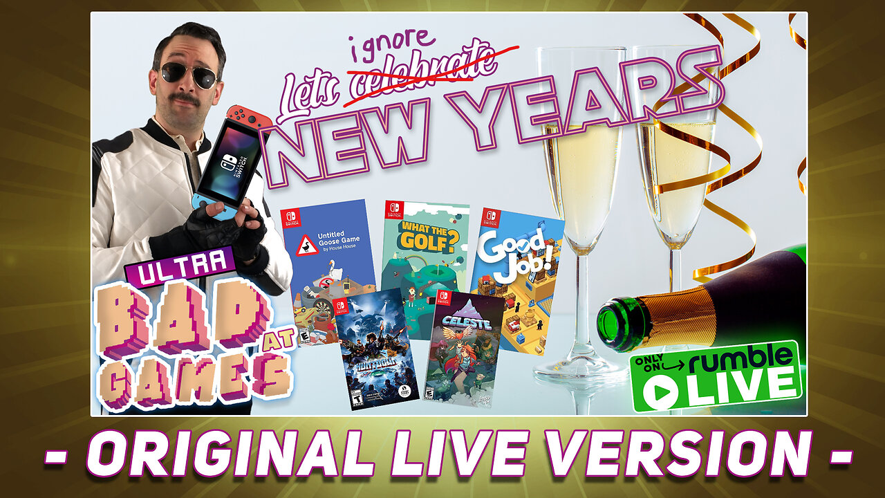 Let's Ignore/Celebrate New Years 2024 ExtravaPandza | ULTRA BAD AT GAMES (Original Live Version)