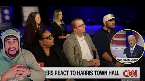 Audience Members React To Kamala Harris Town Hall Rally Disaster