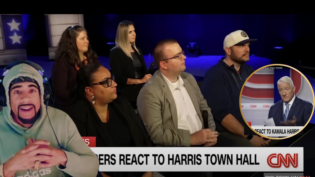 Audience Members React To Kamala Harris Town Hall Rally Disaster