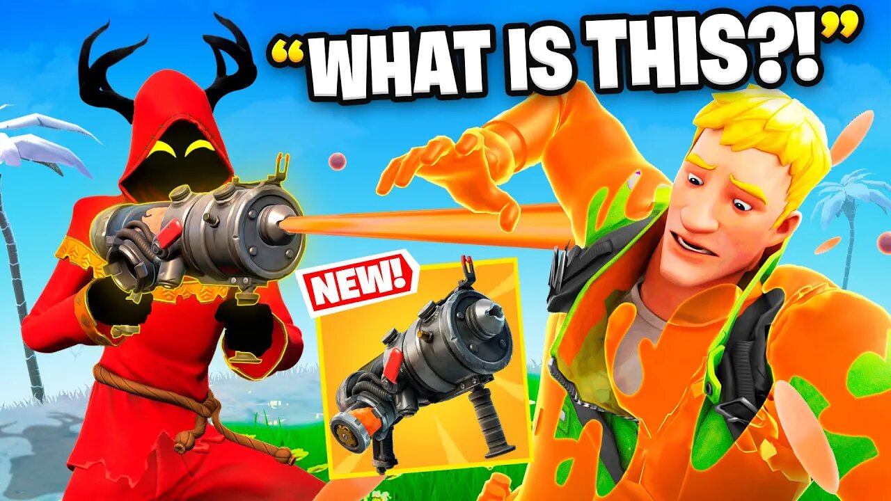 Trolling With NEW Goo Gun.. (Fortnite Update)